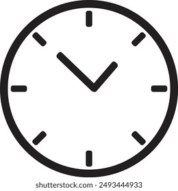 clock icon or isolated sign symbol vector illustration high quality black style vector icons, EPS10. Vector