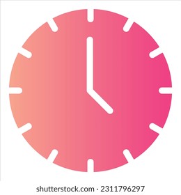 icono de reloj con vektor aislado y fondo transparente