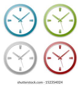 clock icon label