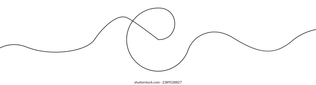 Clock icon line continuous drawing vector. One line Timer icon vector background. Clock hands icon. Continuous outline of a Clock icons.