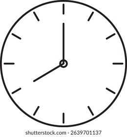 clock icon. clock line icon. vektor