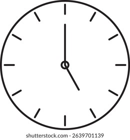 clock icon. clock line icon. vektor
