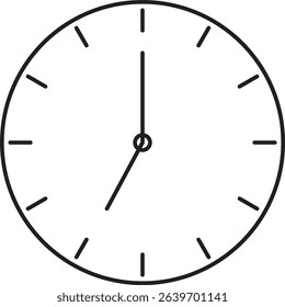 clock icon. clock line icon. vektor