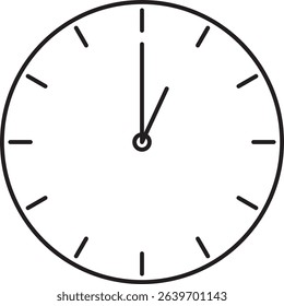 clock icon. clock line icon. vektor