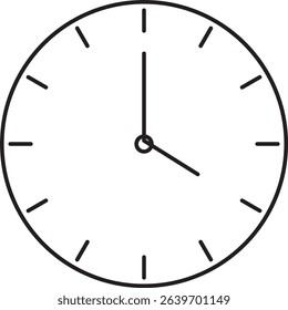 clock icon. clock line icon. vektor