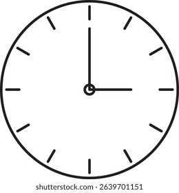 clock icon. clock line icon. vektor
