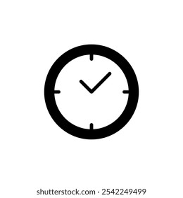 Clock icon logo design. Time sign and symbol. watch icon