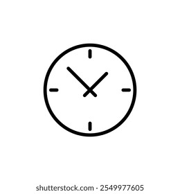 Clock icon logo design. Time sign and symbol. watch icon