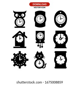 clock icon or logo isolated sign symbol vector illustration - Collection of high quality black style vector icons
