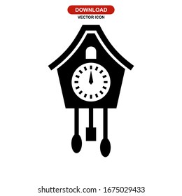 clock icon or logo isolated sign symbol vector illustration - high quality black style vector icons
