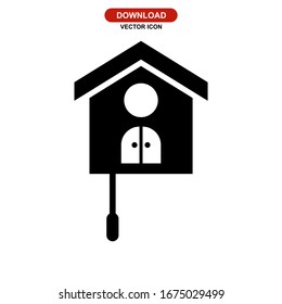 clock icon or logo isolated sign symbol vector illustration - high quality black style vector icons
