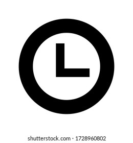 clock icon or logo isolated sign symbol vector illustration - high quality black style vector icons
