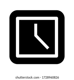 clock icon or logo isolated sign symbol vector illustration - high quality black style vector icons
