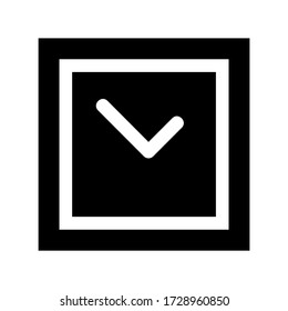 icono de reloj o logotipo símbolo de signo aislado ilustración vectorial - iconos vectoriales de estilo negro de alta calidad

