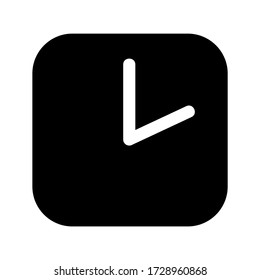 clock icon or logo isolated sign symbol vector illustration - high quality black style vector icons
