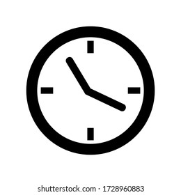 clock icon or logo isolated sign symbol vector illustration - high quality black style vector icons
