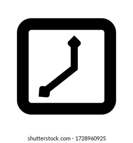 clock icon or logo isolated sign symbol vector illustration - high quality black style vector icons
