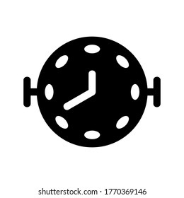 clock icon or logo isolated sign symbol vector illustration - high quality black style vector icons
