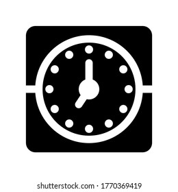 clock icon or logo isolated sign symbol vector illustration - high quality black style vector icons
