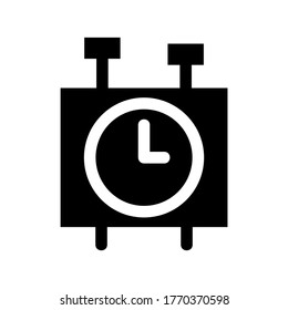 clock icon or logo isolated sign symbol vector illustration - high quality black style vector icons
