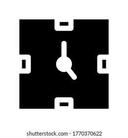 clock icon or logo isolated sign symbol vector illustration - high quality black style vector icons
