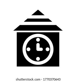 clock icon or logo isolated sign symbol vector illustration - high quality black style vector icons

