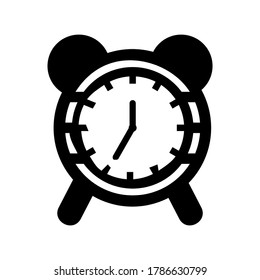 icono de reloj o logotipo símbolo de signo aislado ilustración vectorial - iconos vectoriales de estilo negro de alta calidad
