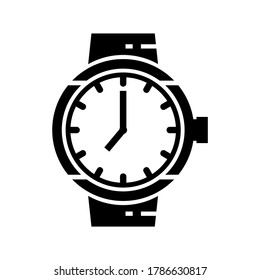 icono de reloj o logotipo símbolo de signo aislado ilustración vectorial - iconos vectoriales de estilo negro de alta calidad
