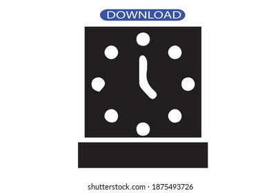 clock icon or logo isolated sign symbol vector illustration - high quality black style vector icons.