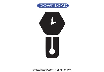 clock icon or logo isolated sign symbol vector illustration - high quality black style vector icons.