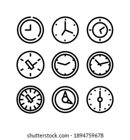 clock icon or logo isolated sign symbol vector illustration - Collection of high quality black style vector icons
