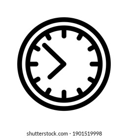 clock icon or logo isolated sign symbol vector illustration - high quality black style vector icons

