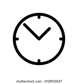 clock icon or logo isolated sign symbol vector illustration - high quality black style vector icons
