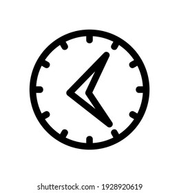 clock icon or logo isolated sign symbol vector illustration - high quality black style vector icons
