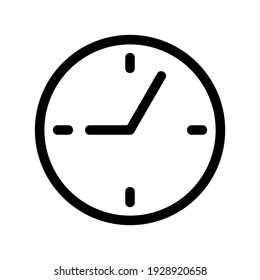 clock icon or logo isolated sign symbol vector illustration - high quality black style vector icons
