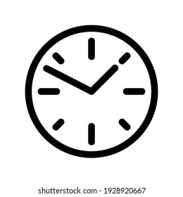 clock icon or logo isolated sign symbol vector illustration - high quality black style vector icons
