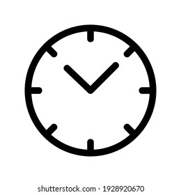 clock icon or logo isolated sign symbol vector illustration - high quality black style vector icons
