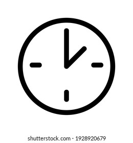 clock icon or logo isolated sign symbol vector illustration - high quality black style vector icons
