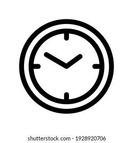 clock icon or logo isolated sign symbol vector illustration - high quality black style vector icons
