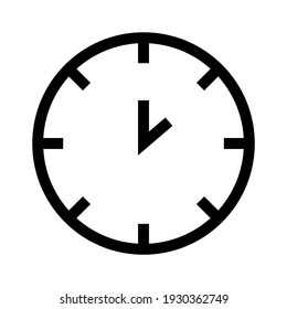 clock icon or logo isolated sign symbol vector illustration - high quality black style vector icons
