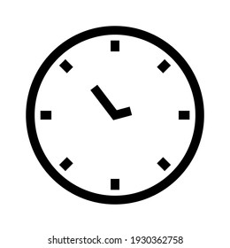 clock icon or logo isolated sign symbol vector illustration - high quality black style vector icons
