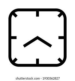 clock icon or logo isolated sign symbol vector illustration - high quality black style vector icons
