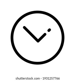 clock icon or logo isolated sign symbol vector illustration - high quality black style vector icons
