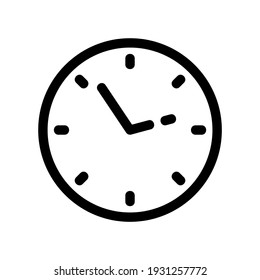 clock icon or logo isolated sign symbol vector illustration - high quality black style vector icons
