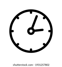 clock icon or logo isolated sign symbol vector illustration - high quality black style vector icons
