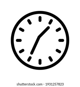 clock icon or logo isolated sign symbol vector illustration - high quality black style vector icons
