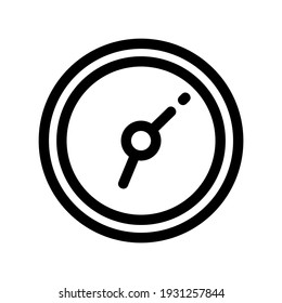 icono de reloj o logotipo símbolo de signo aislado ilustración vectorial - iconos vectoriales de estilo negro de alta calidad
