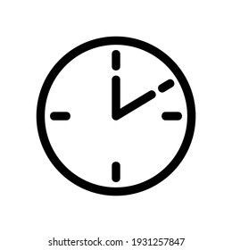 clock icon or logo isolated sign symbol vector illustration - high quality black style vector icons
