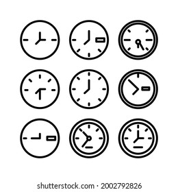 clock icon or logo isolated sign symbol vector illustration - Collection of high quality black style vector icons

