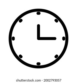 clock icon or logo isolated sign symbol vector illustration - high quality black style vector icons
